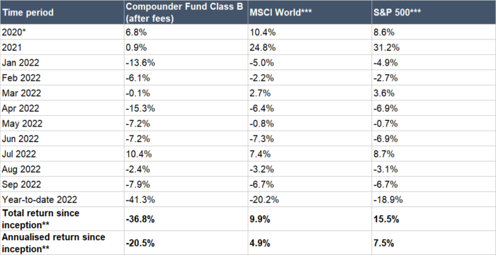 Compounder Fund Performance & Portfolio - Compounder Fund